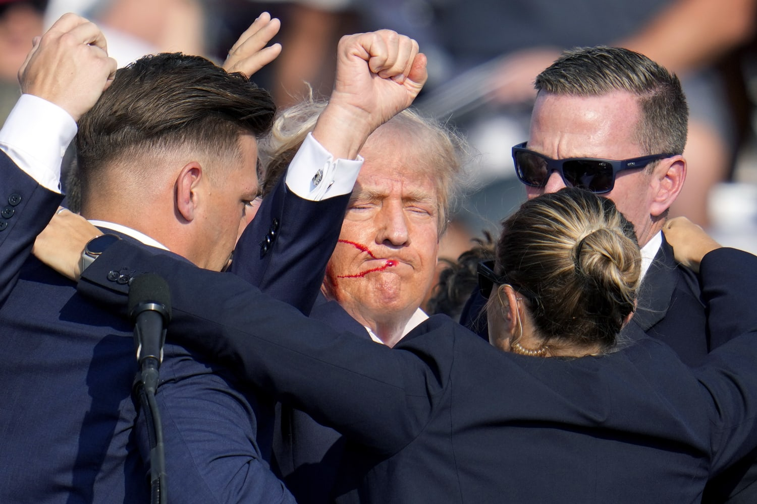 Trump staging assassination attempt