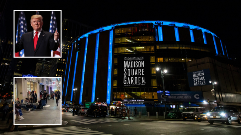 Trump fans camping overnight outside MSG