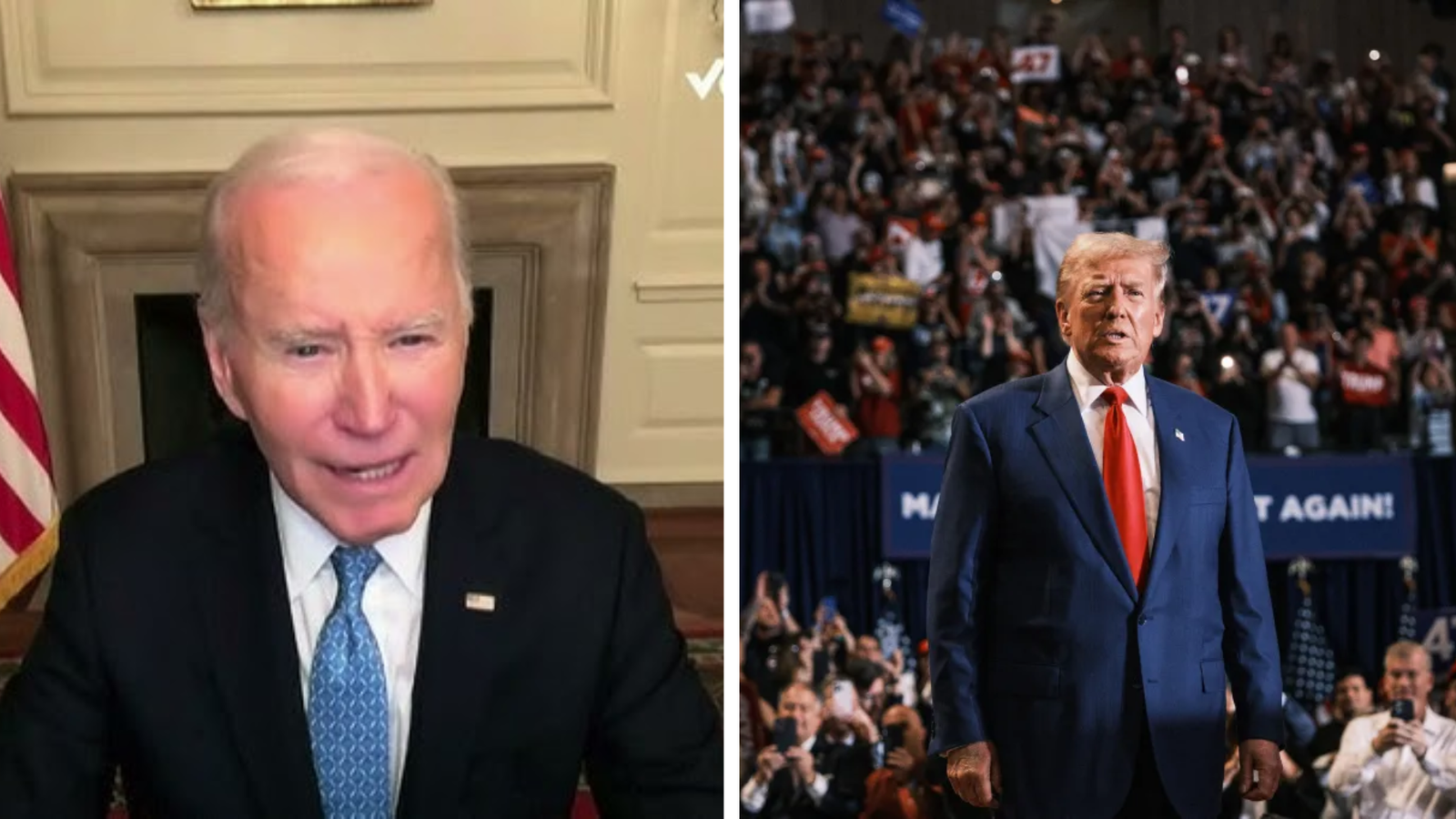 Biden trump supporters garbage