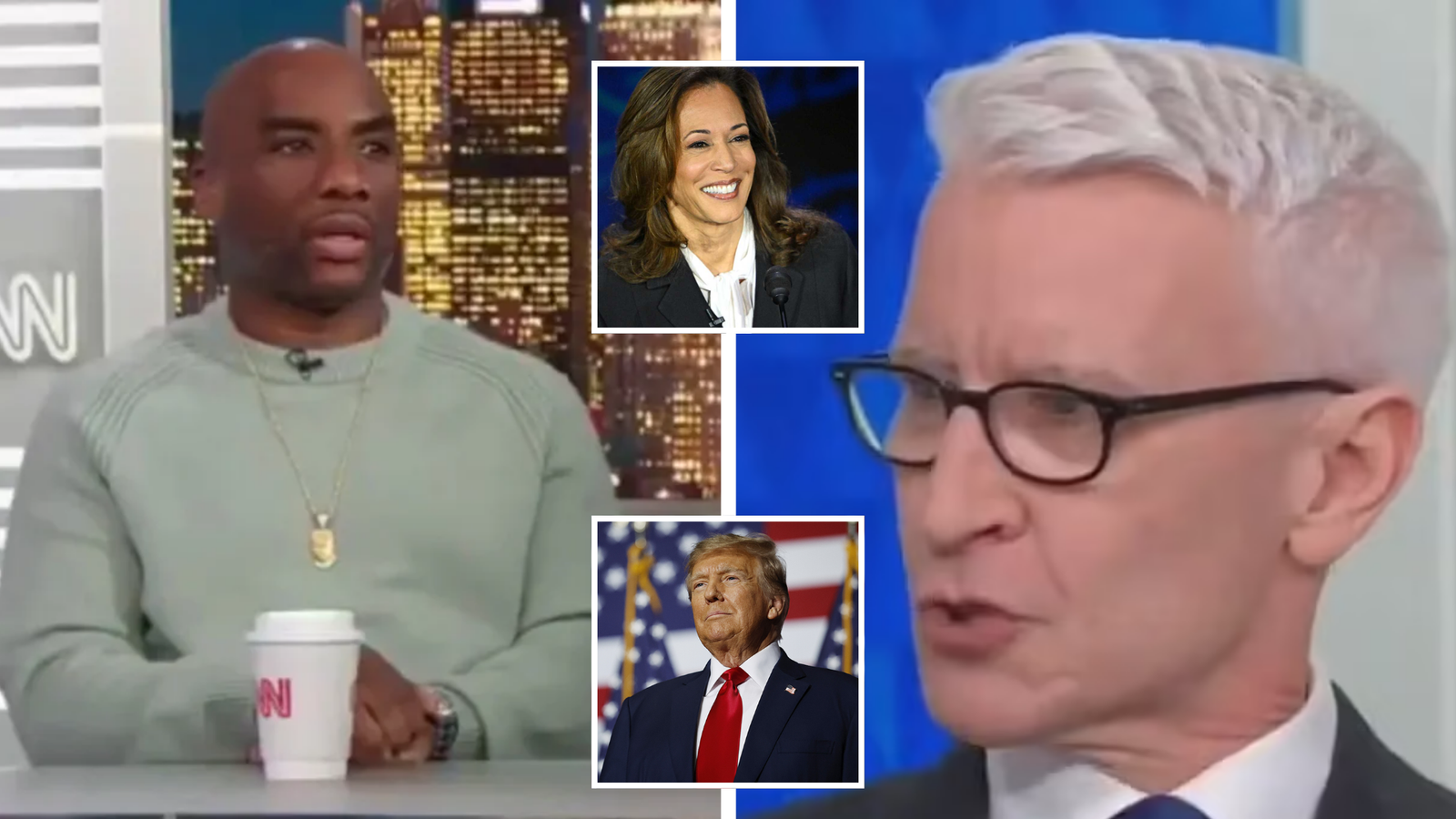 Anderson Cooper Charlamagne CNN's