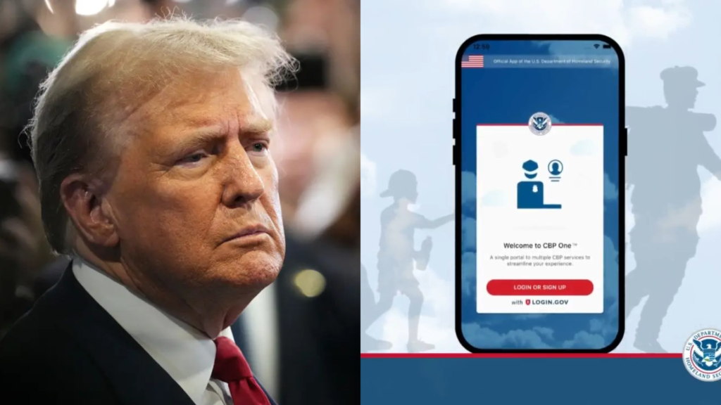 Trump ends CBP One app