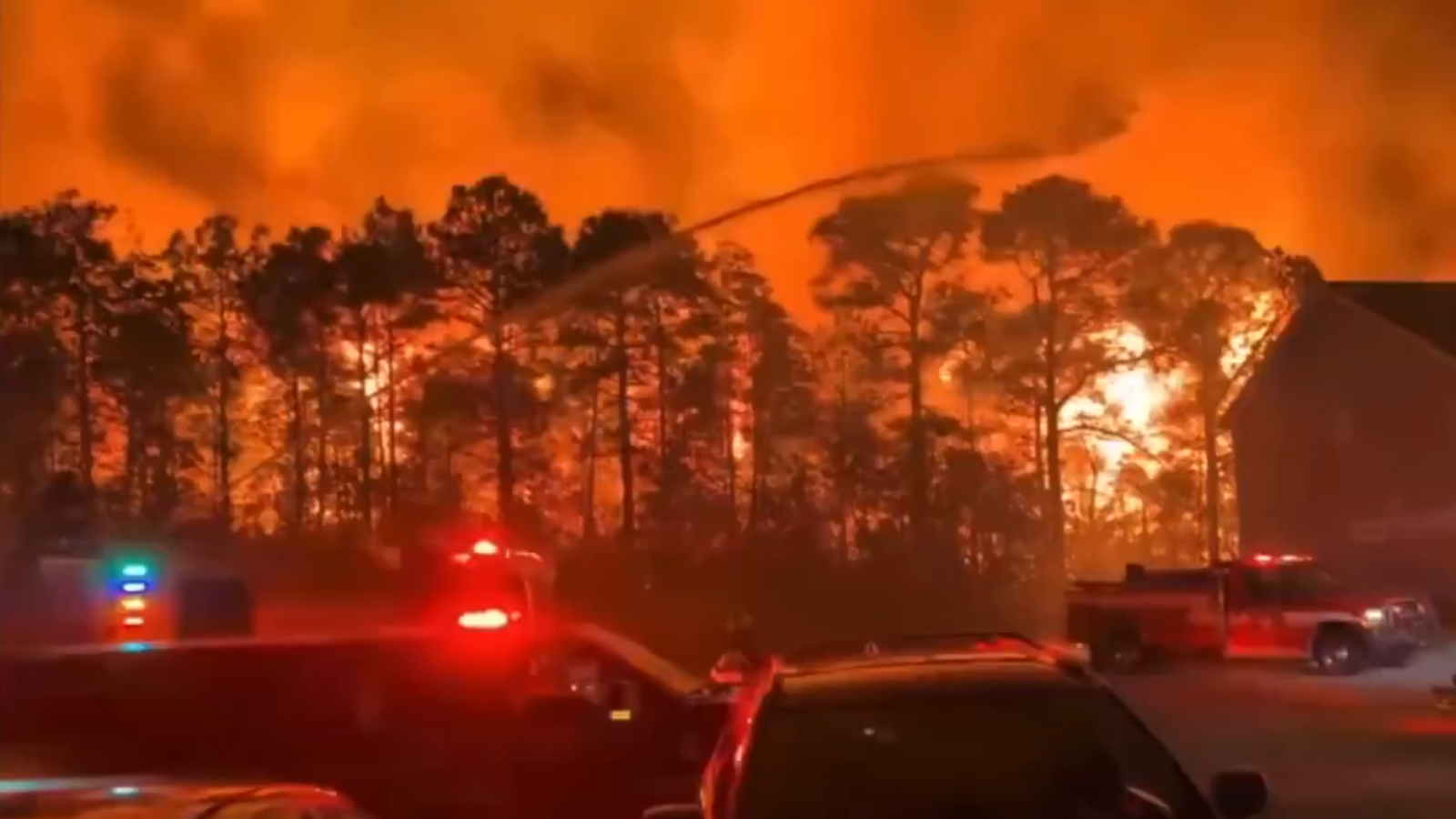 Wildfire at Myrtle Beach