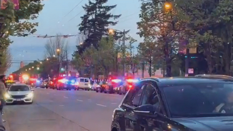 drove SUV crowd Vancouver