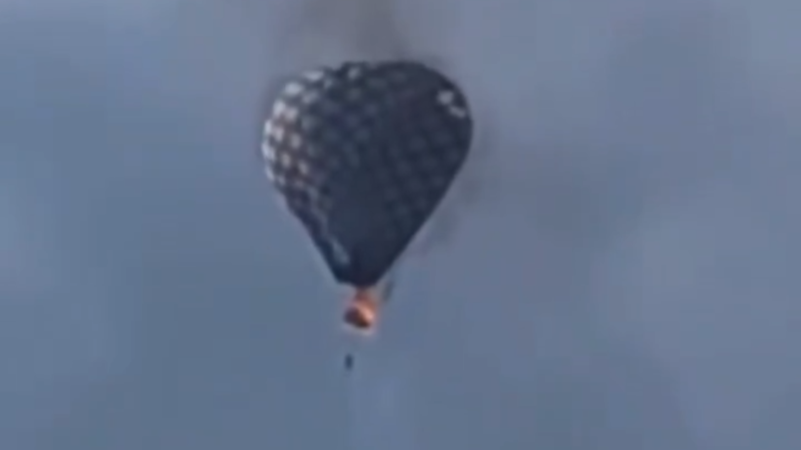Hot air balloon incident Mexico