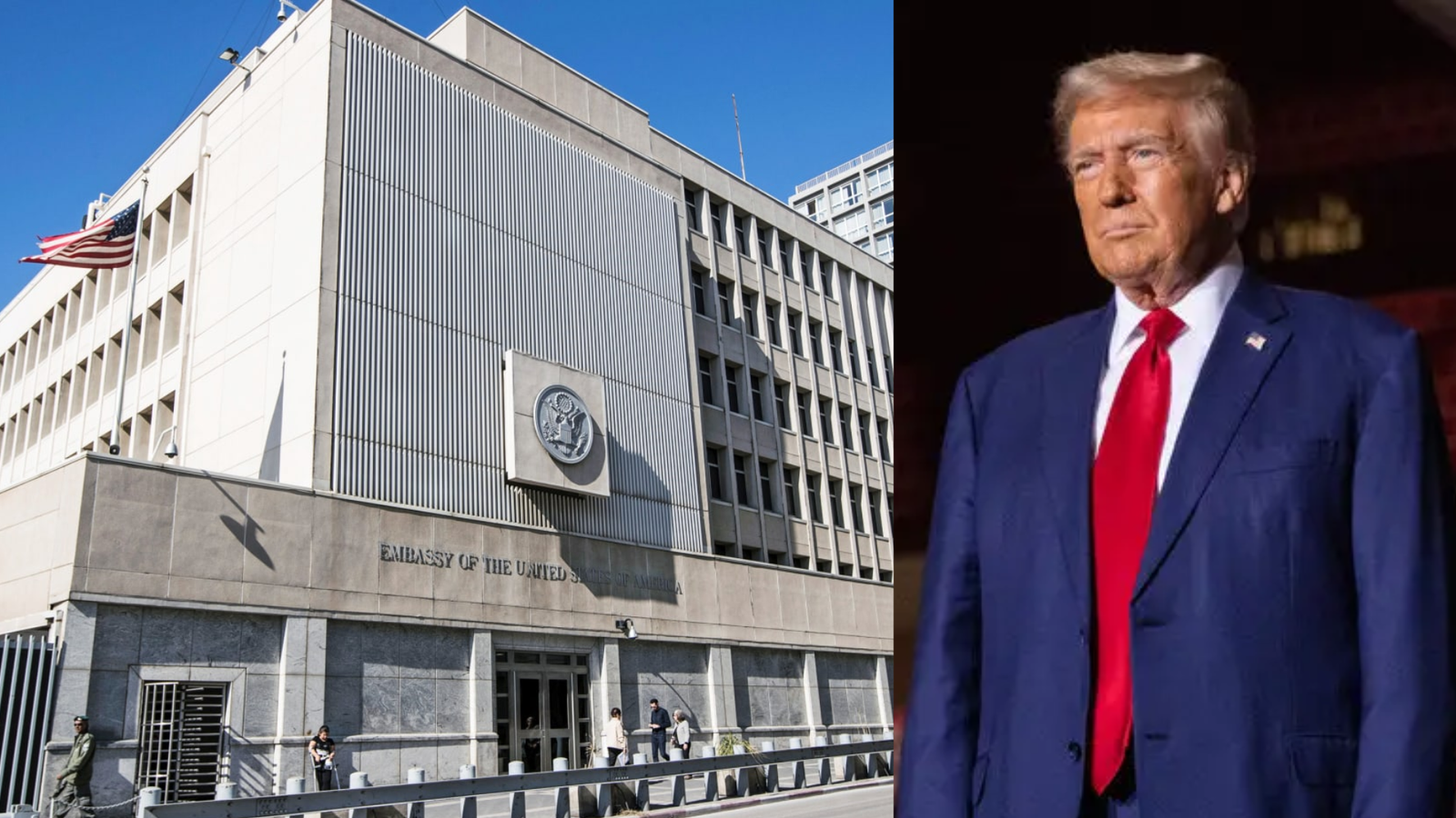 firebomb US embassy Israel