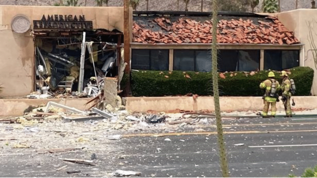 Car explosion clinic Palm Springs