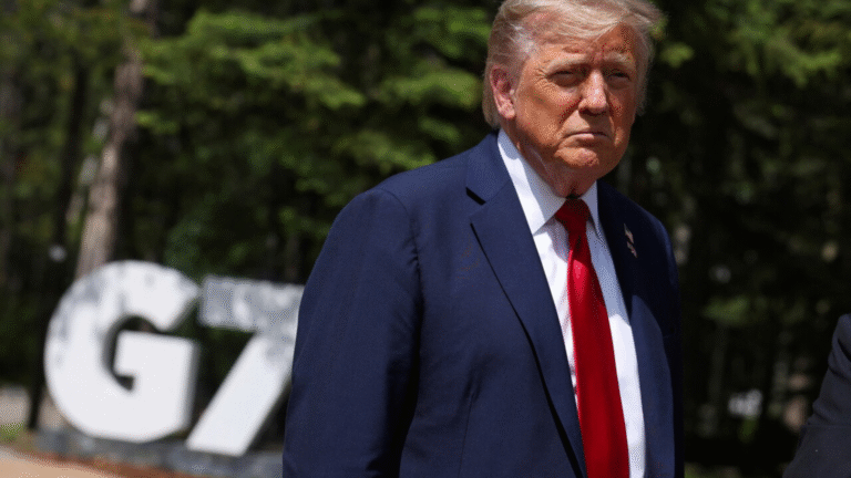 Trump leaves G7 early situation room