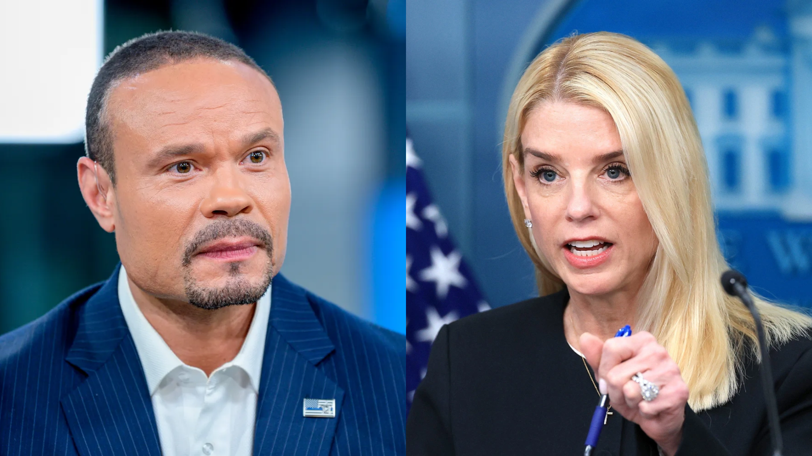 Dan Bongino clash Bondi Epstein files