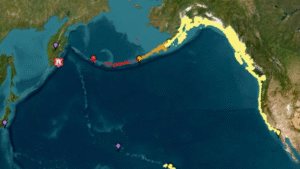 earthquake near Russia tsunami