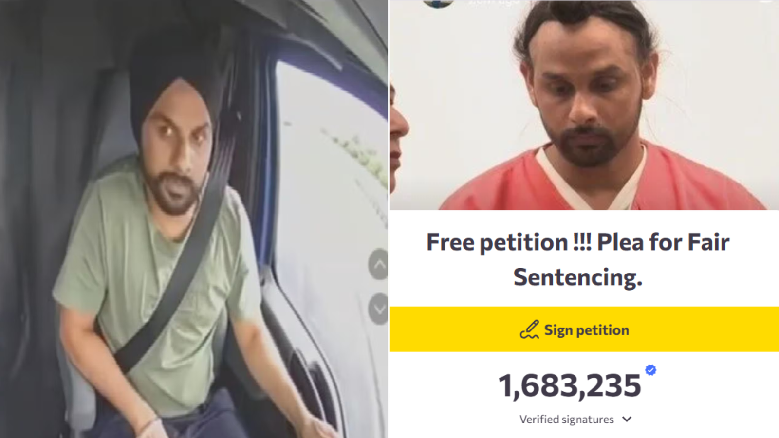 Punjabi Youth petition trucker