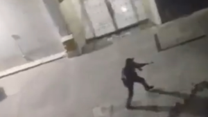 gunfire near presidential palace in Caracas